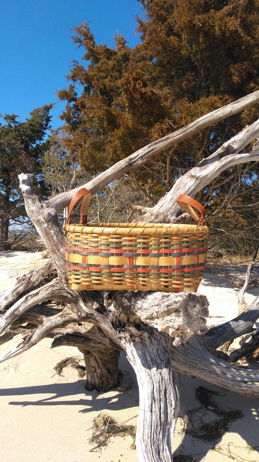 Handwoven utility basket